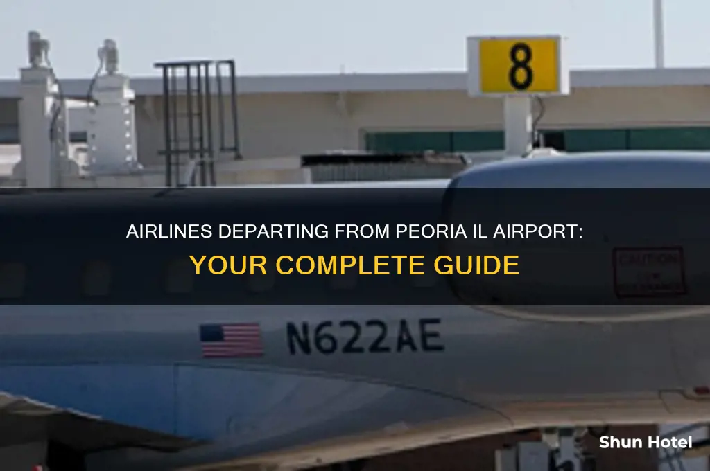 what airlines fly out of peoria il airport
