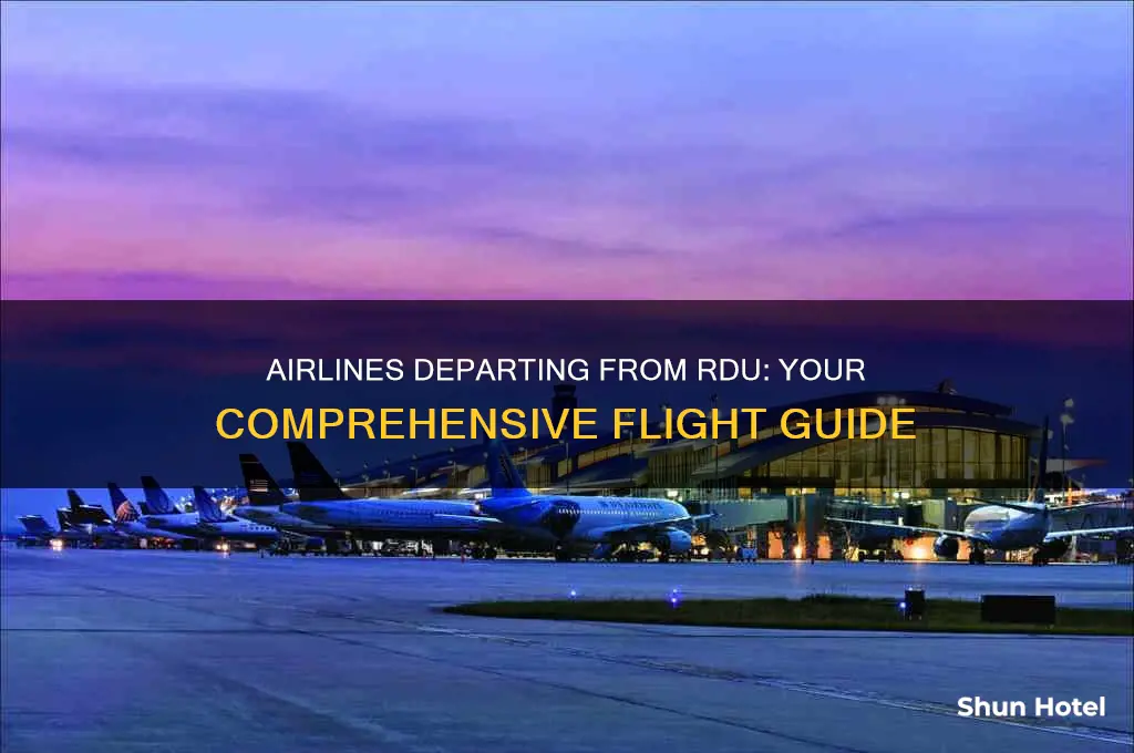 what airlines fly out of rdu