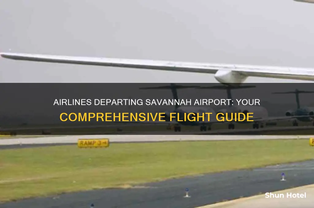 what airlines fly out of savannah airport