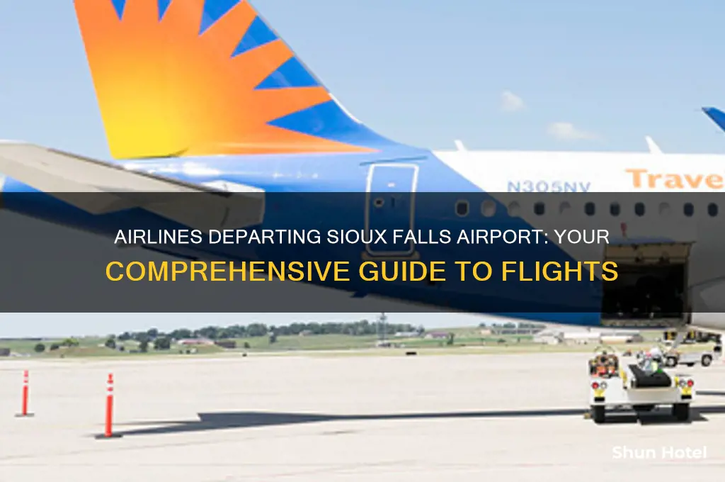 what airlines fly out of sioux falls airport
