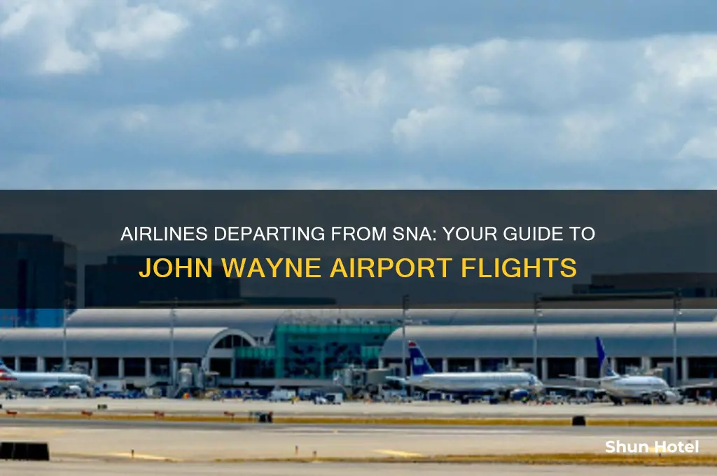 what airlines fly out of sna airport