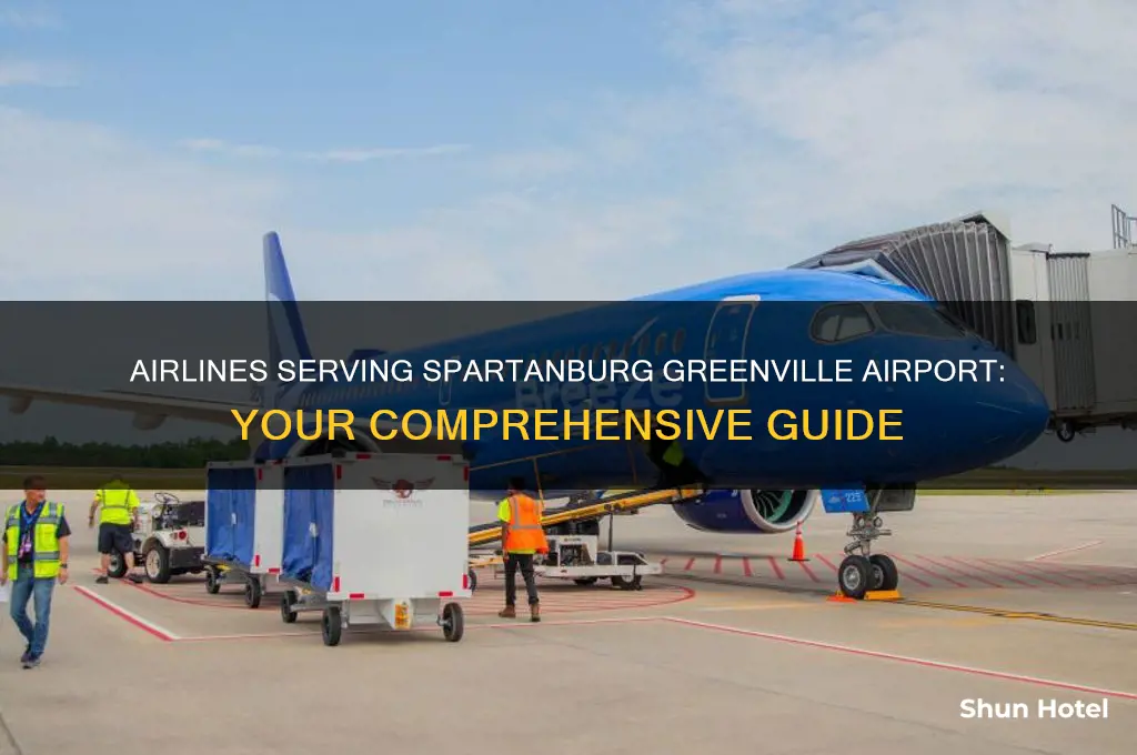what airlines fly out of spartanburg greenville airport
