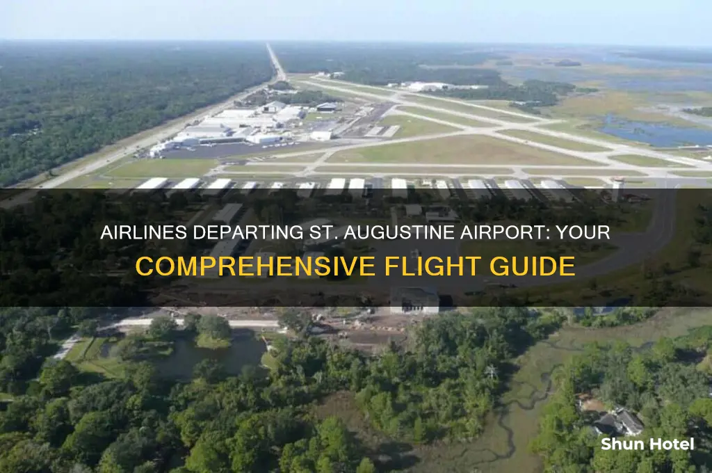 what airlines fly out of st augustine airport