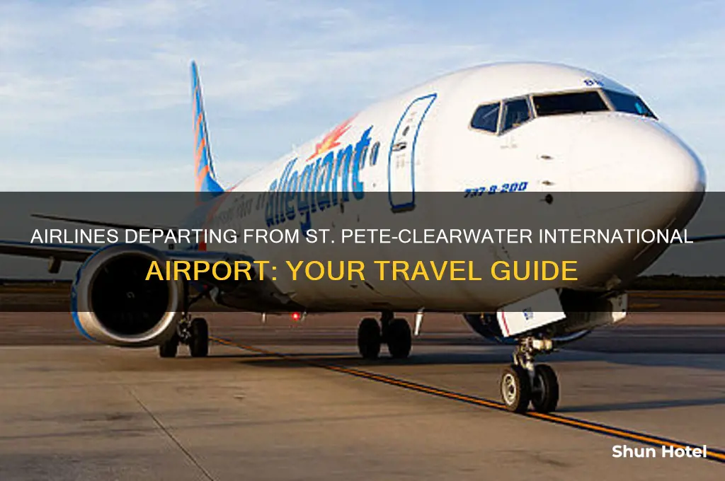 what airlines fly out of st pete clearwater florida airport