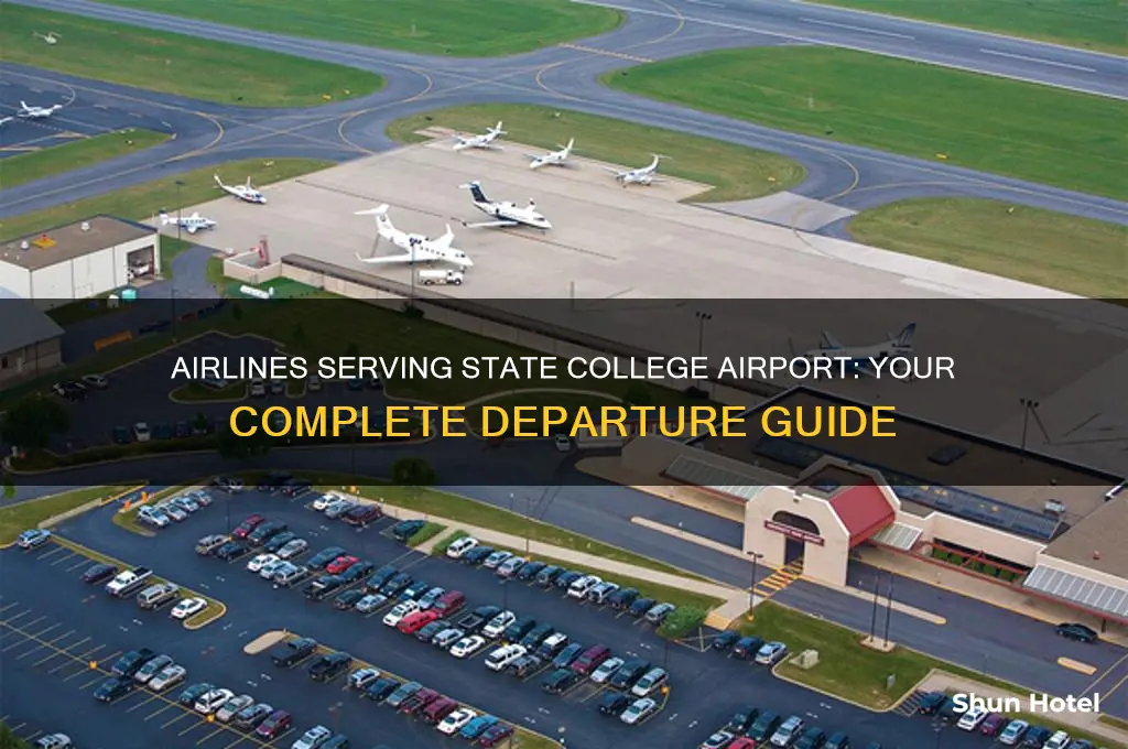 what airlines fly out of state college airport