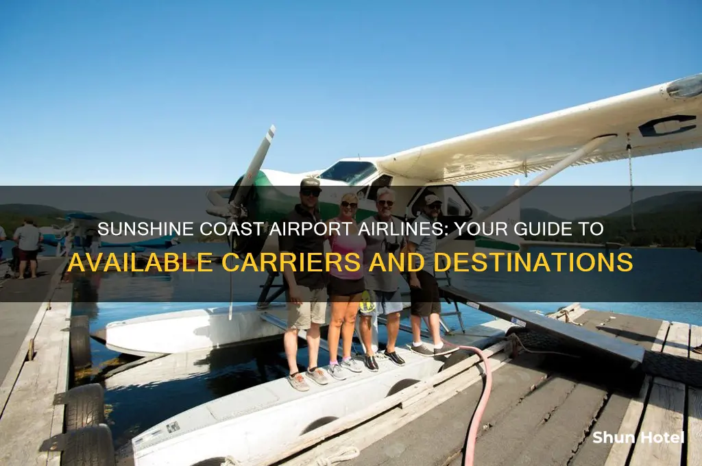 what airlines fly out of sunshine coast airport