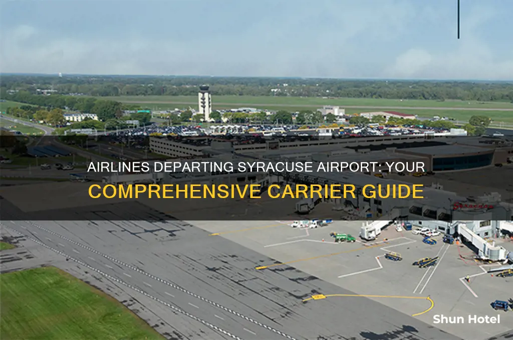 what airlines fly out of syracuse airport