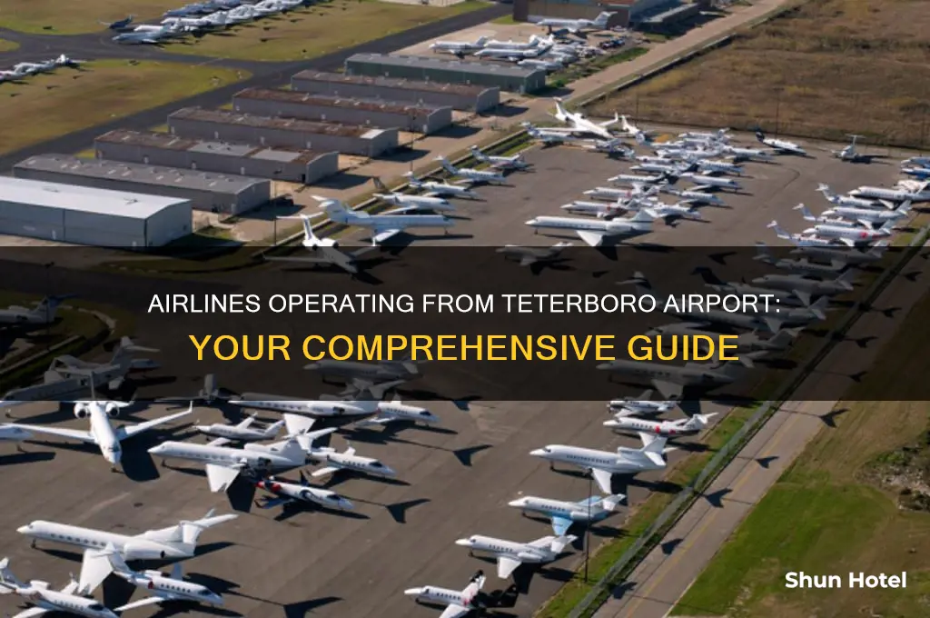 what airlines fly out of teterboro airport