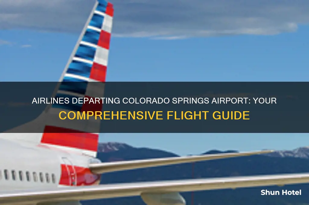 what airlines fly out of the colorado springs airport