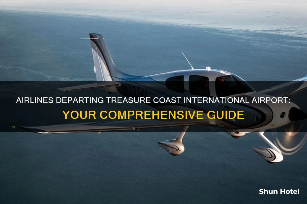 what airlines fly out of treasure coast international airport