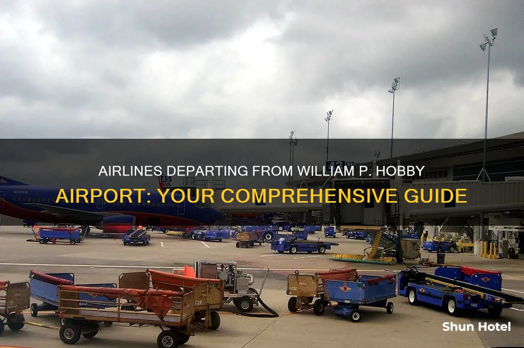 what airlines fly out of william p hobby airport