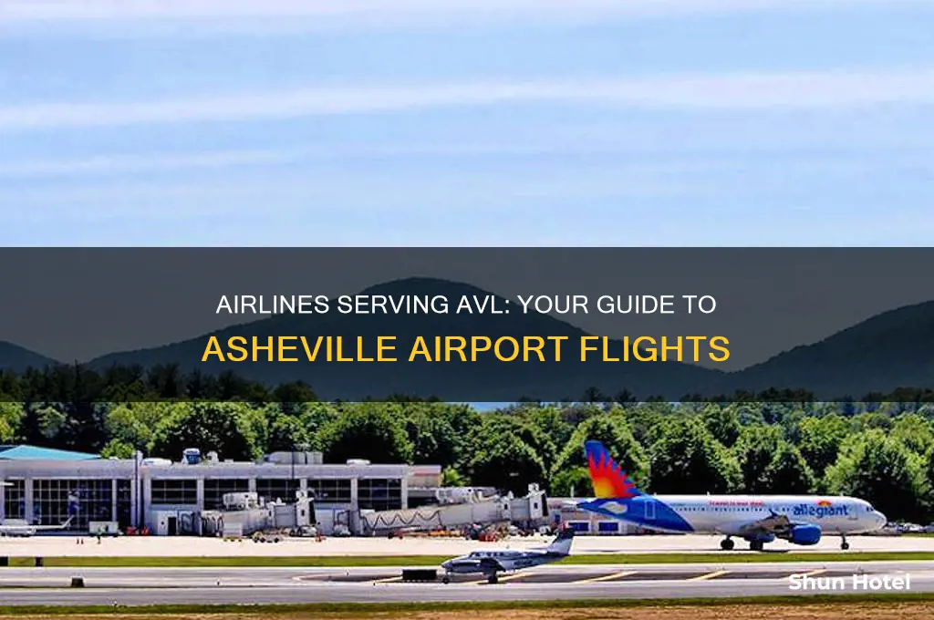 what airlines fly to avl airport