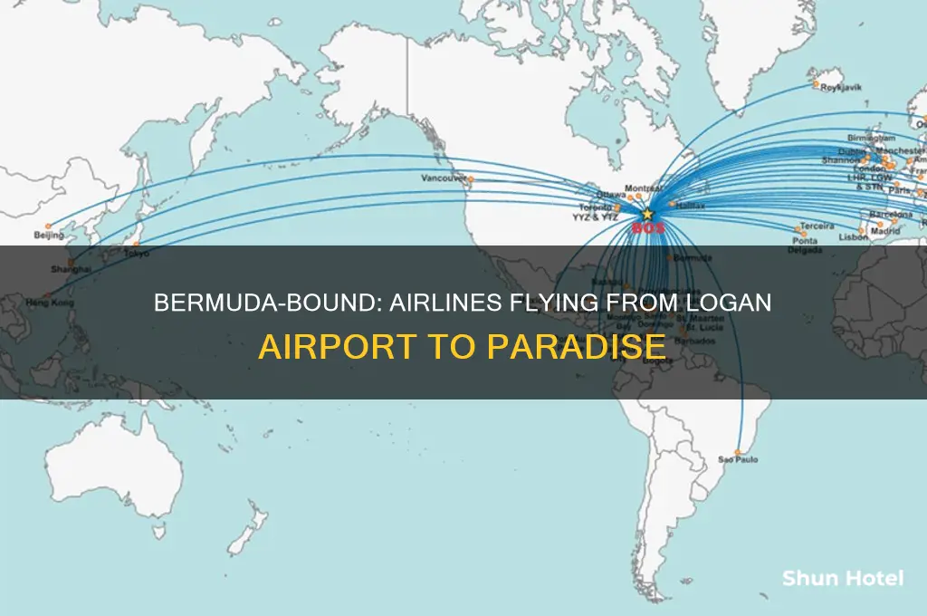 what airlines fly to bermuda from logan airport