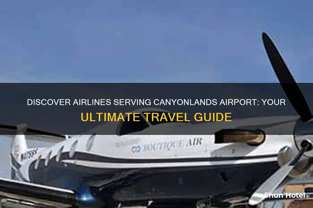 what airlines fly to canyonlands airport