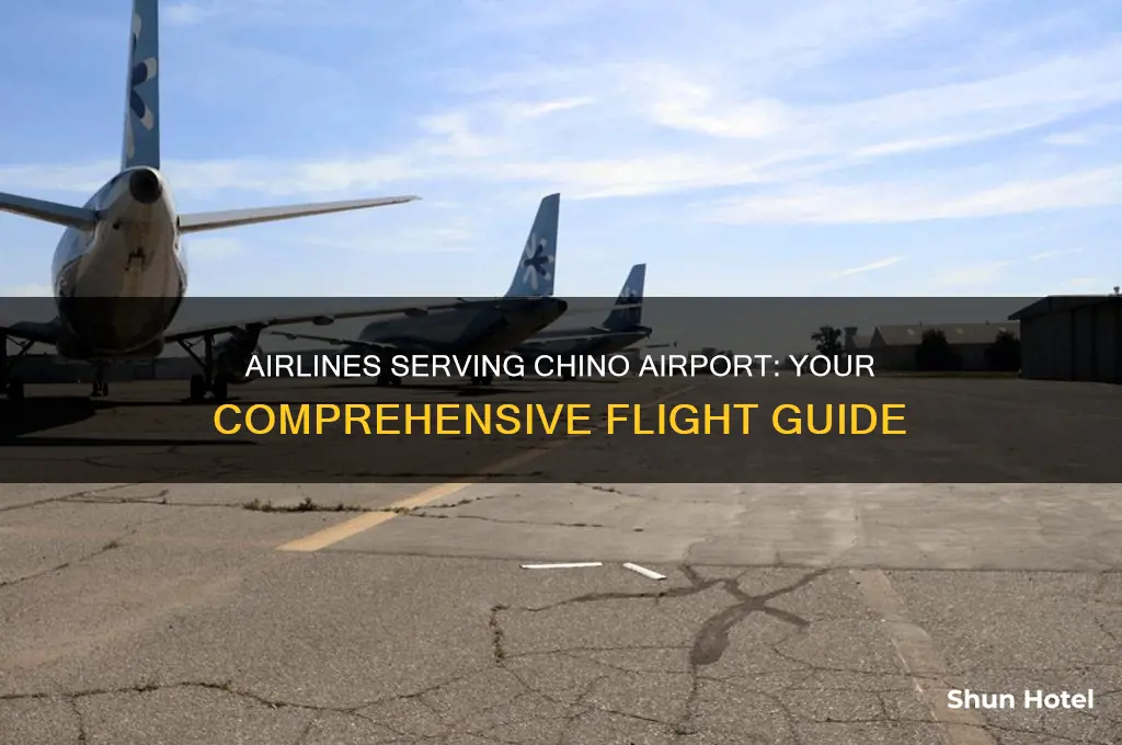 what airlines fly to chino airport