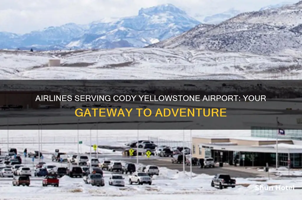 what airlines fly to cody yellowstone airport