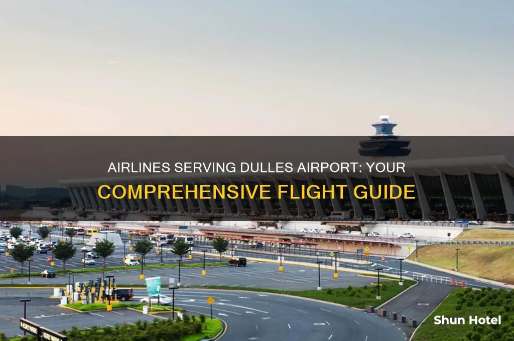 what airlines fly to dulles airport