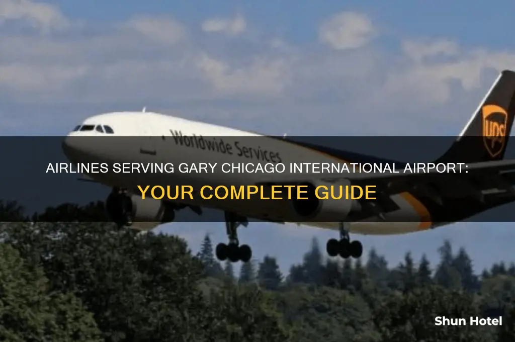 what airlines fly to gary chicago international airport