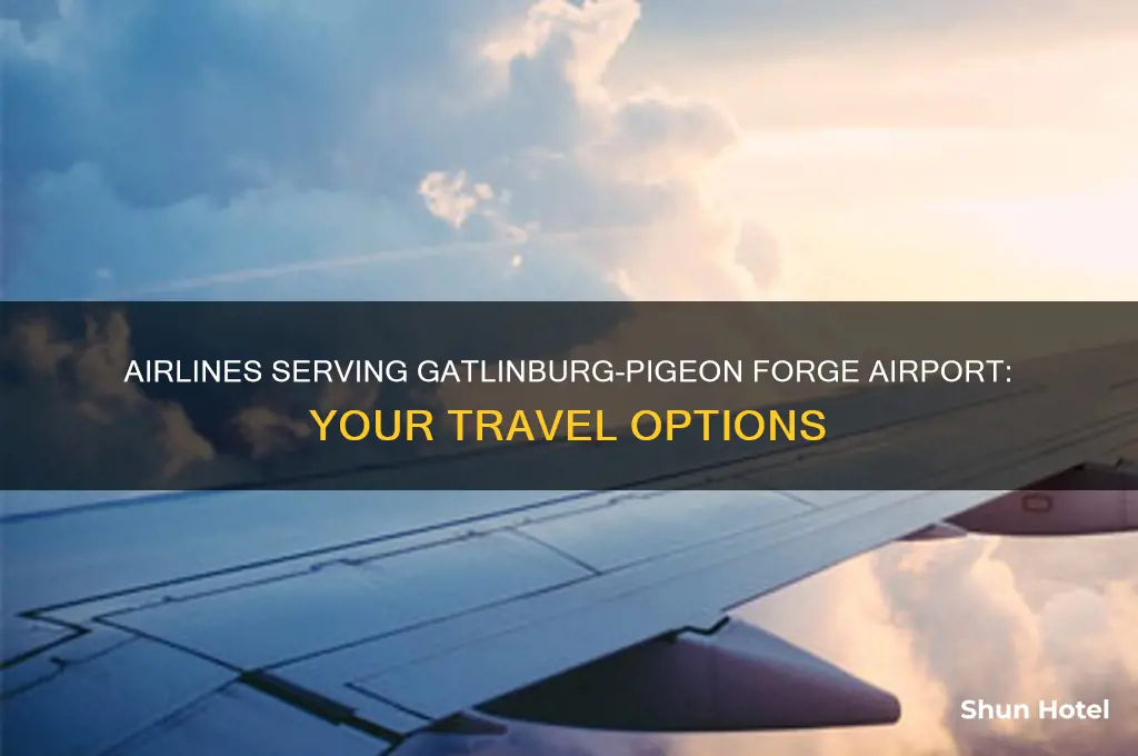 what airlines fly to gatlinburg pigeon forge airport