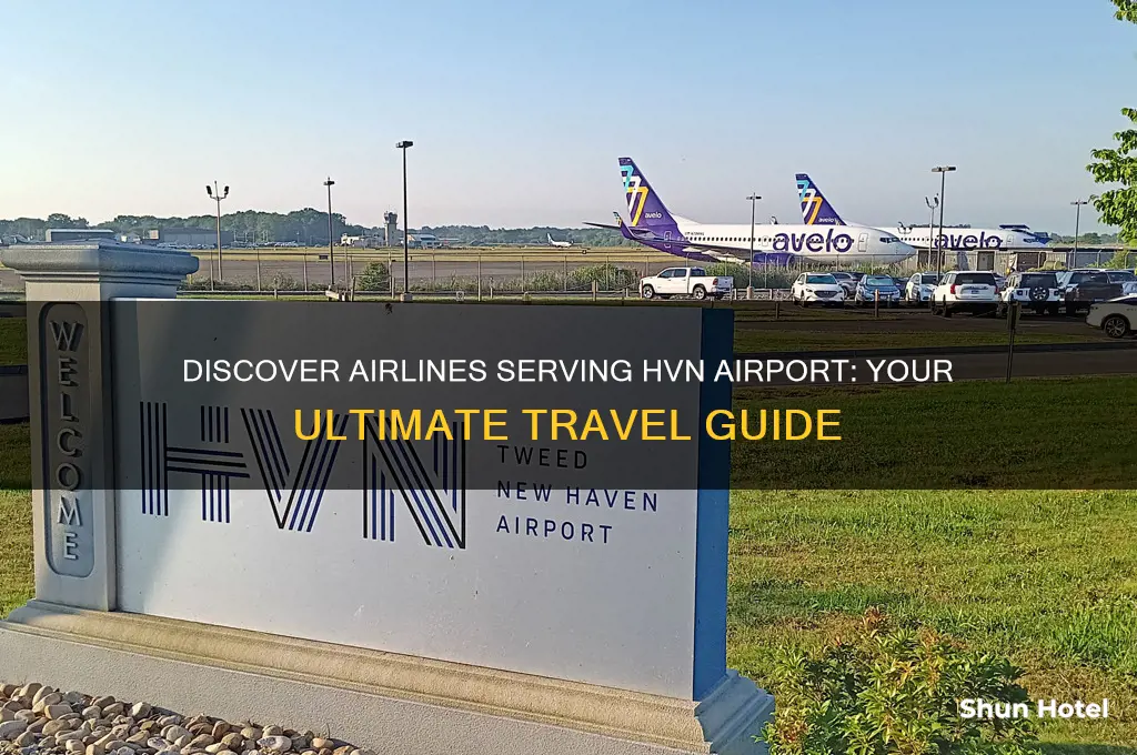 what airlines fly to hvn airport