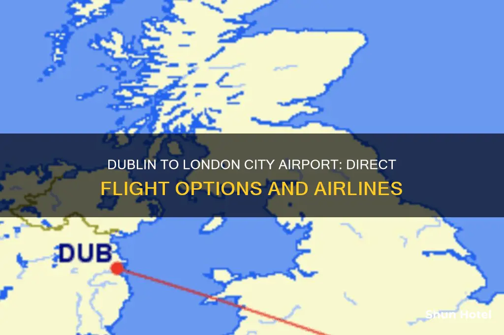 what airlines fly to london city airport from dublin