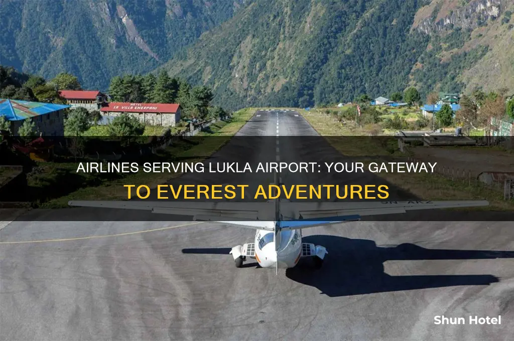 what airlines fly to lukla airport