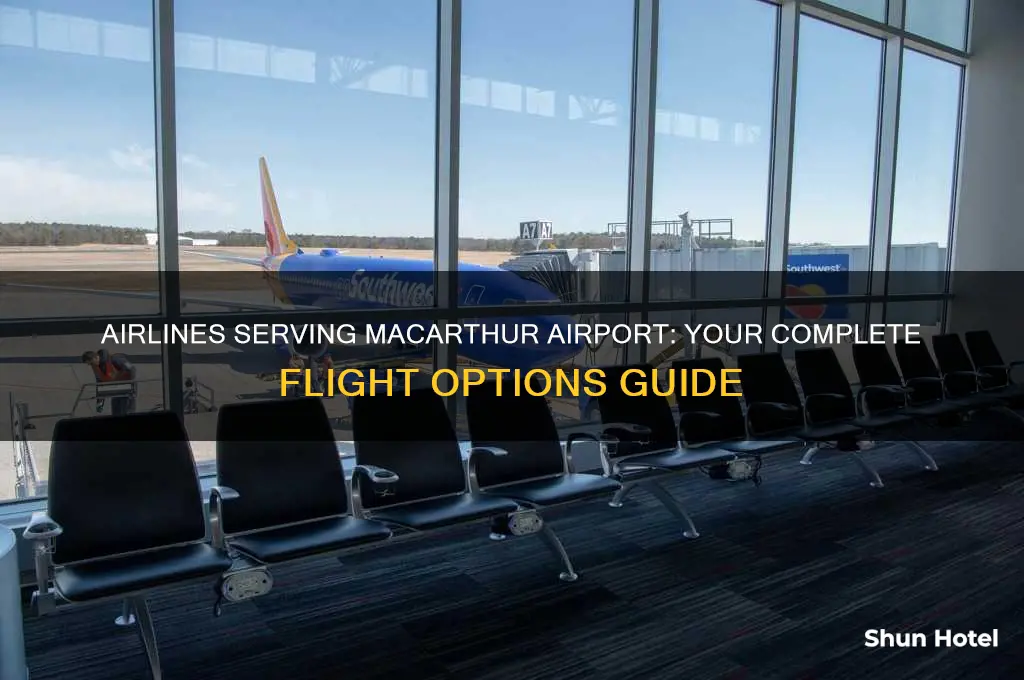 what airlines fly to macarthur airport