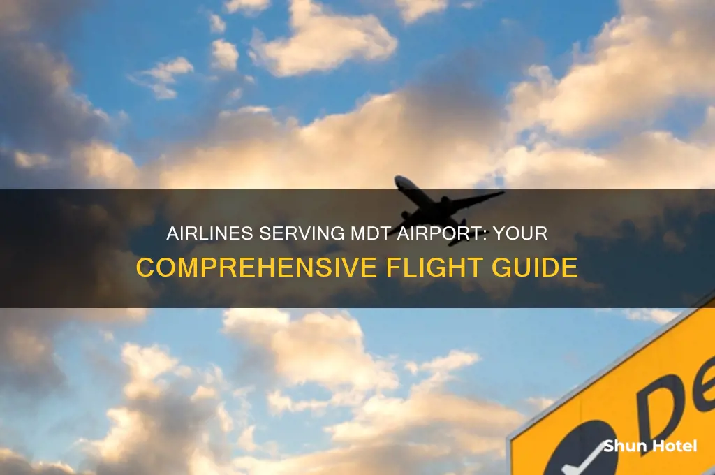 what airlines fly to mdt airport