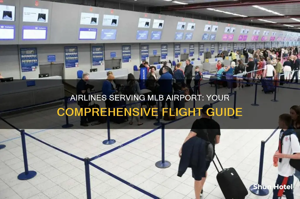 what airlines fly to mlb airport