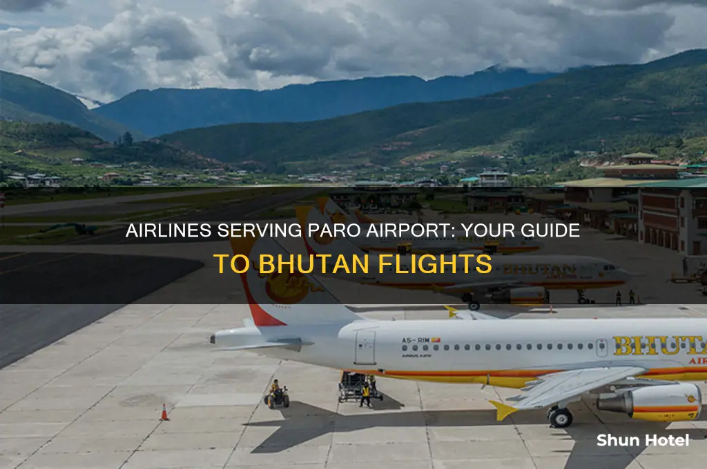 what airlines fly to paro airport