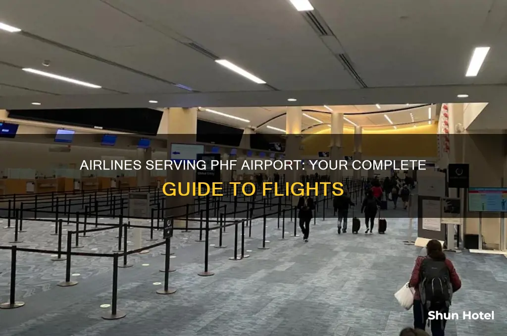 what airlines fly to phf airport