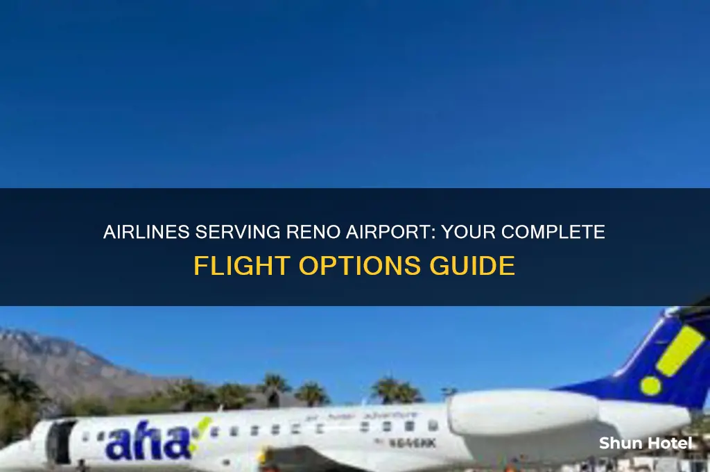 what airlines fly to reno airport