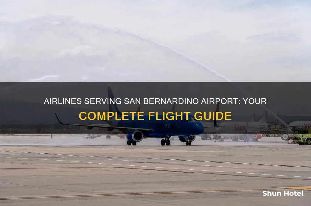 what airlines fly to san bernardino airport
