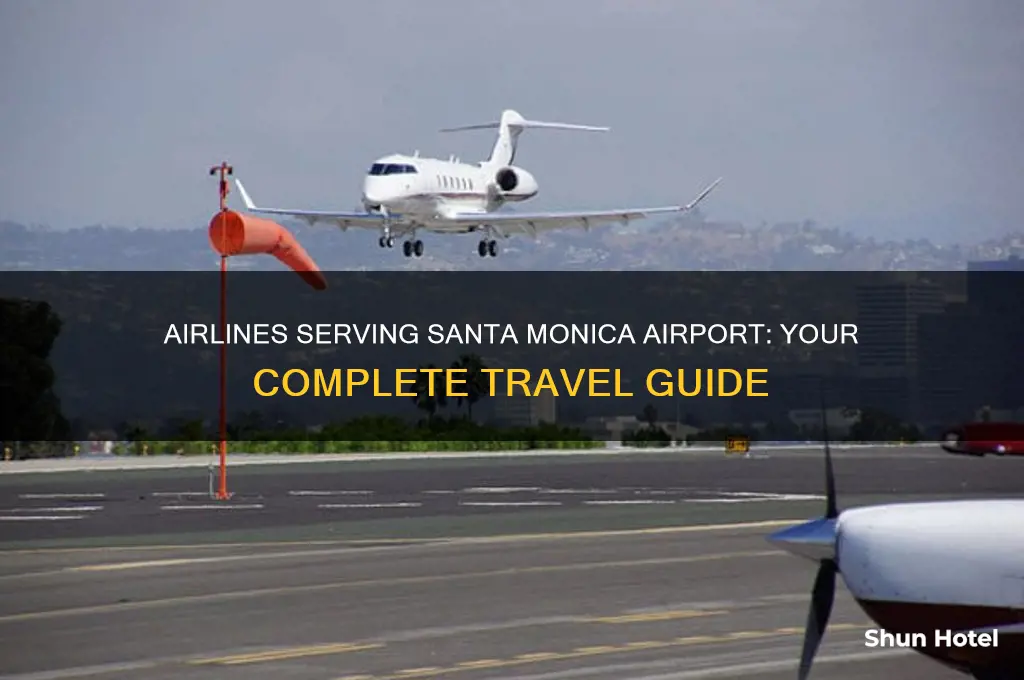 what airlines fly to santa monica airport