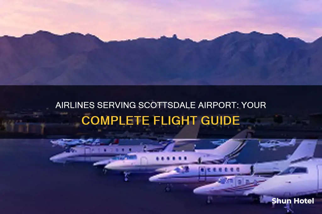 what airlines fly to scottsdale airport