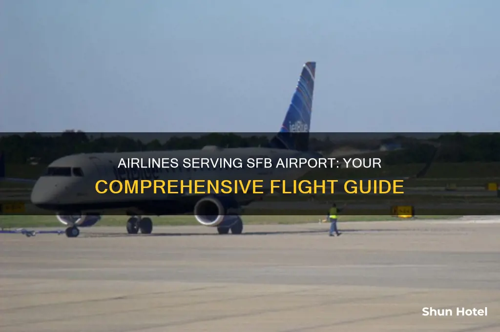 what airlines fly to sfb airport