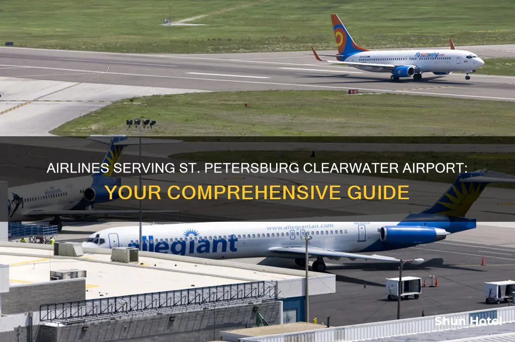 what airlines fly to st petersburg clearwater airport