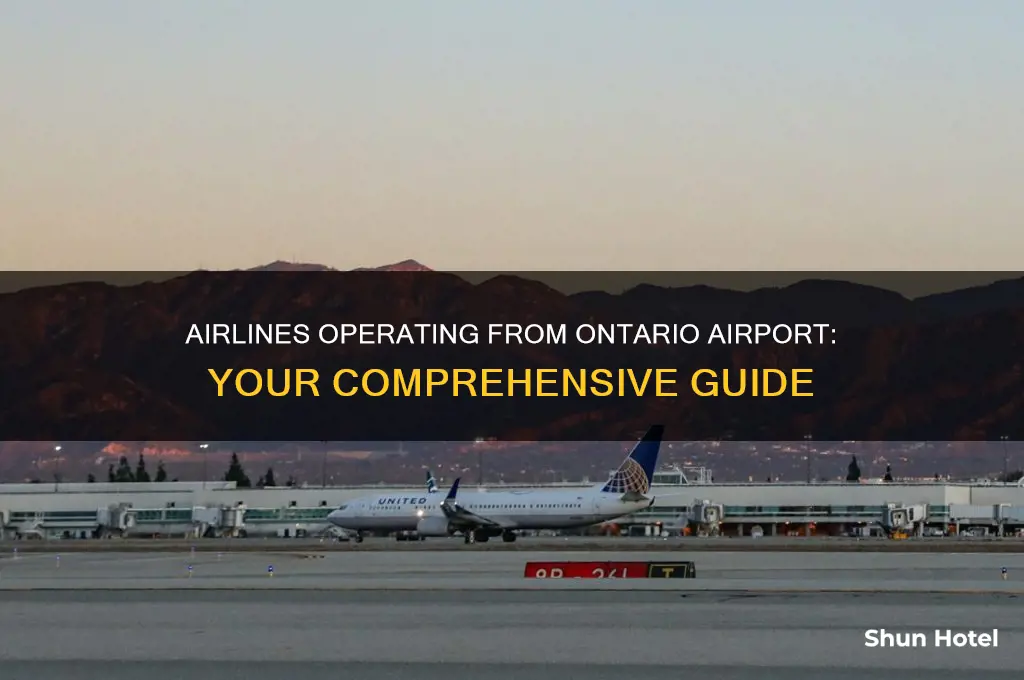 what airlines have to fly out of ontario airport
