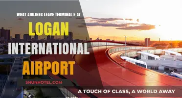 Airlines Departing from Terminal E at Logan International Airport
