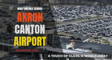 Which Airlines Service Akron-Canton Airport and Where Do They Fly?