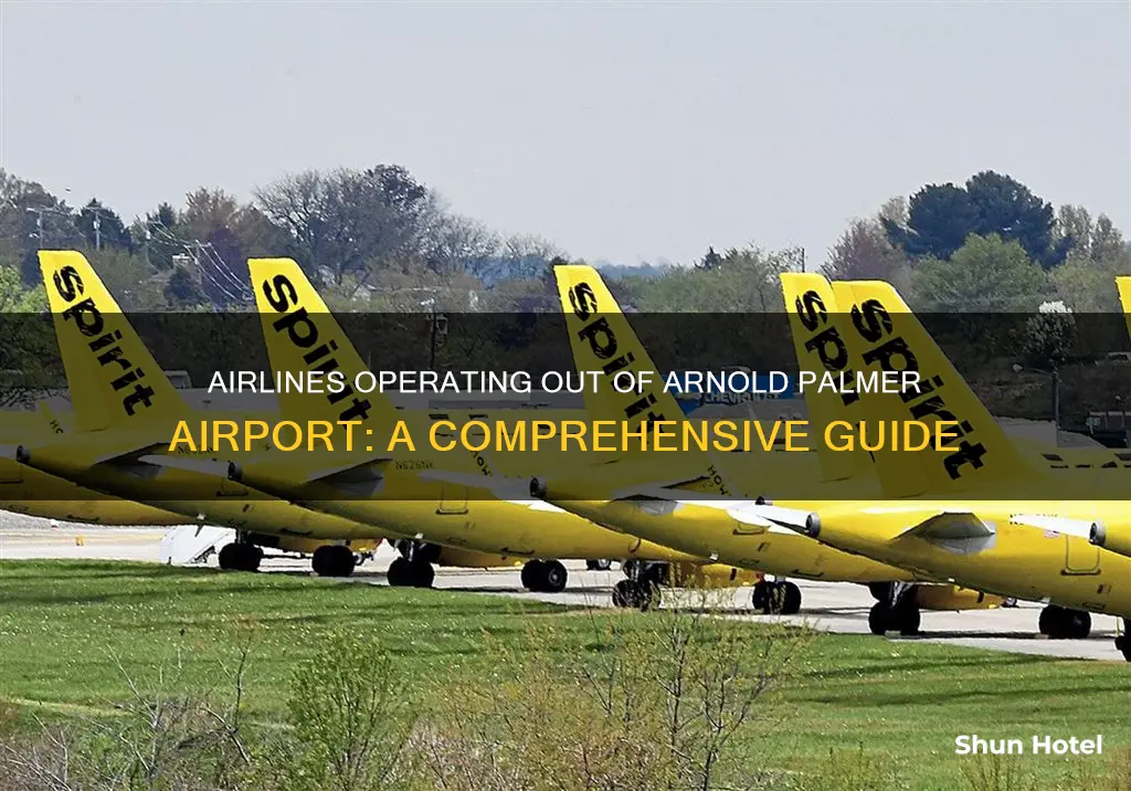 what airlines service arnold palmer airport