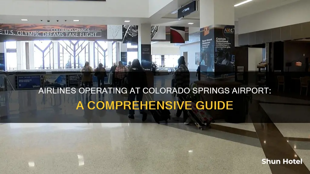 what airlines service colorado springs airport