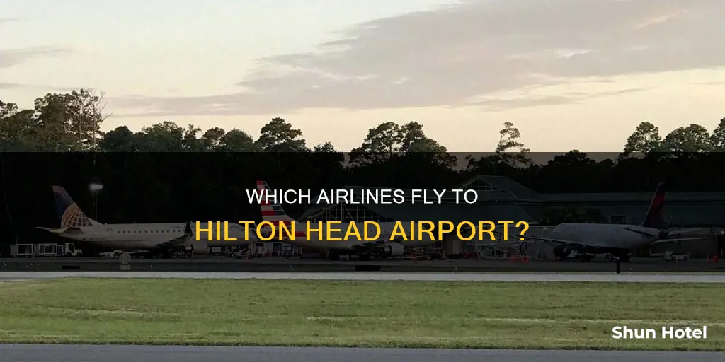 what airlines service hilton head airport