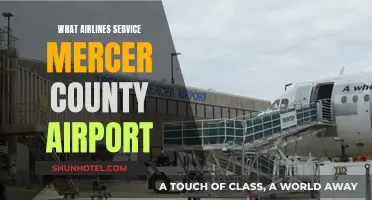Which Airlines Service Mercer County Airport?