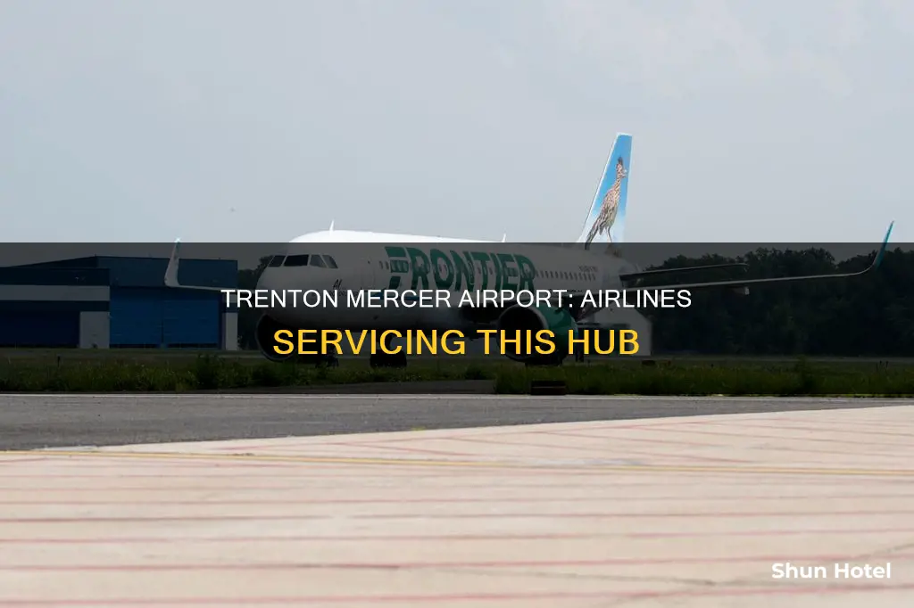 what airlines service trenton mercer airport