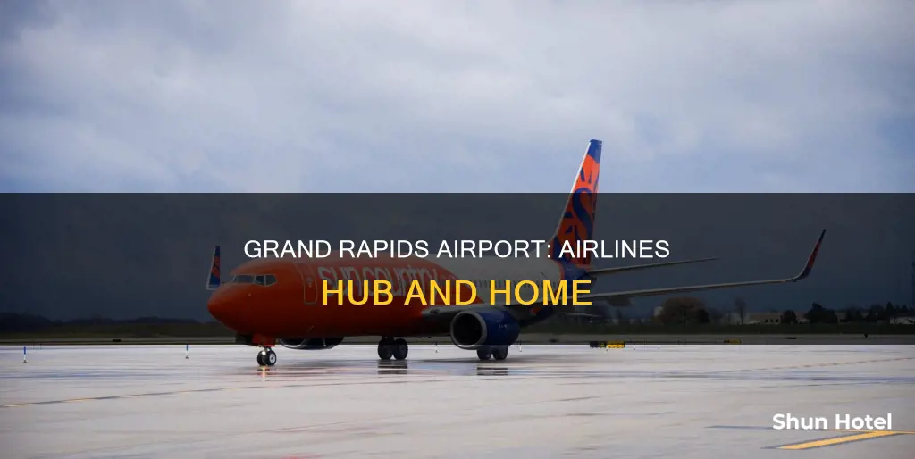 what airlines uses grand rapids airport