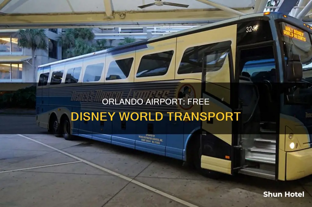 what airport can you get free transportation through disney world