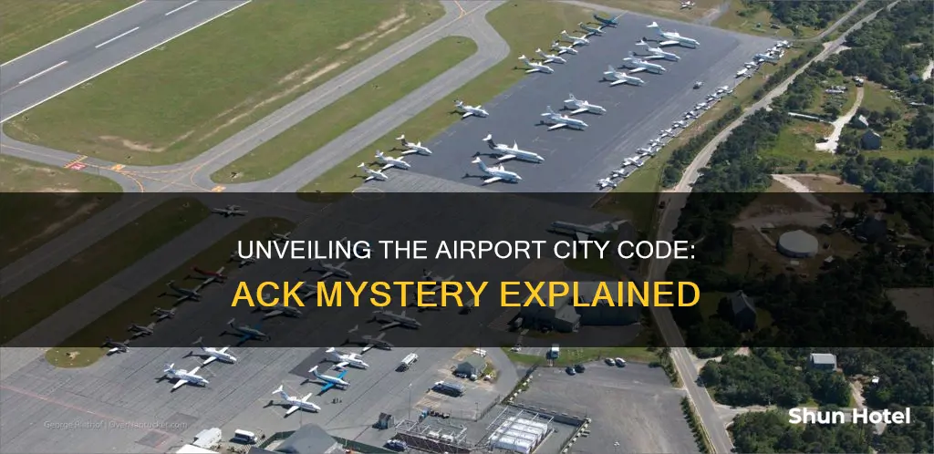 what airport city code is ack