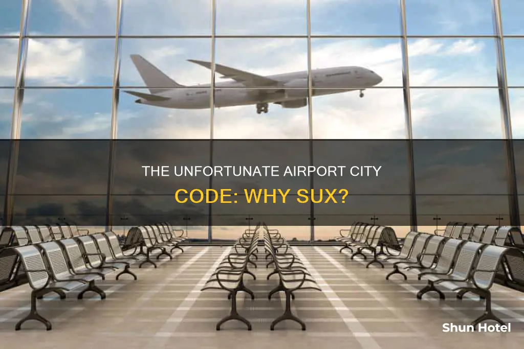 what airport city code is sux