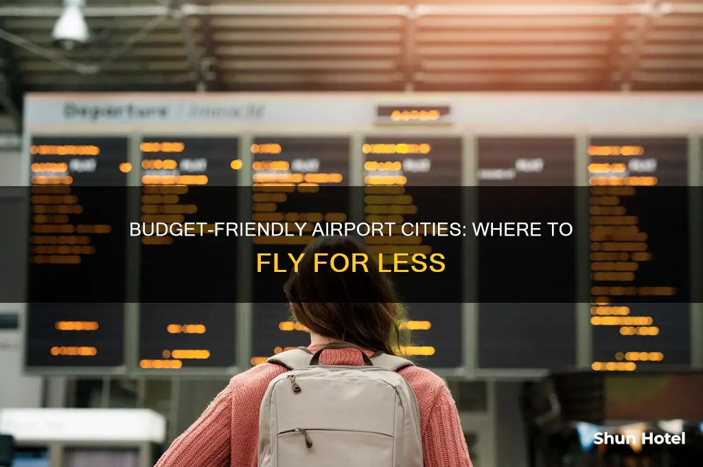 what airport citys are cheapest to fly